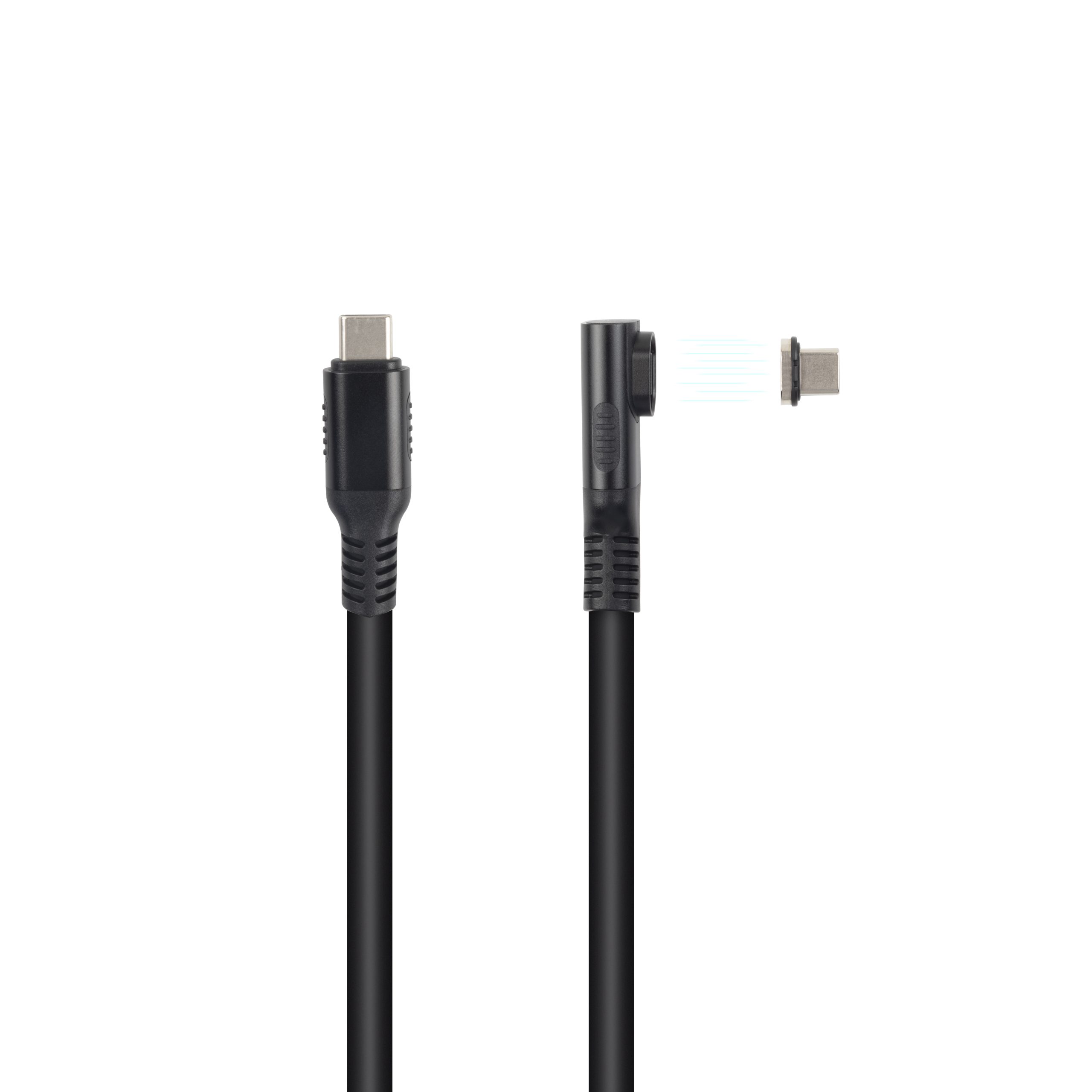 Magnetic Silicone USB4 Cable 240W 40Gbps, Full-Function PD Charging, Data Sync, Video (DP Alt Mode)
