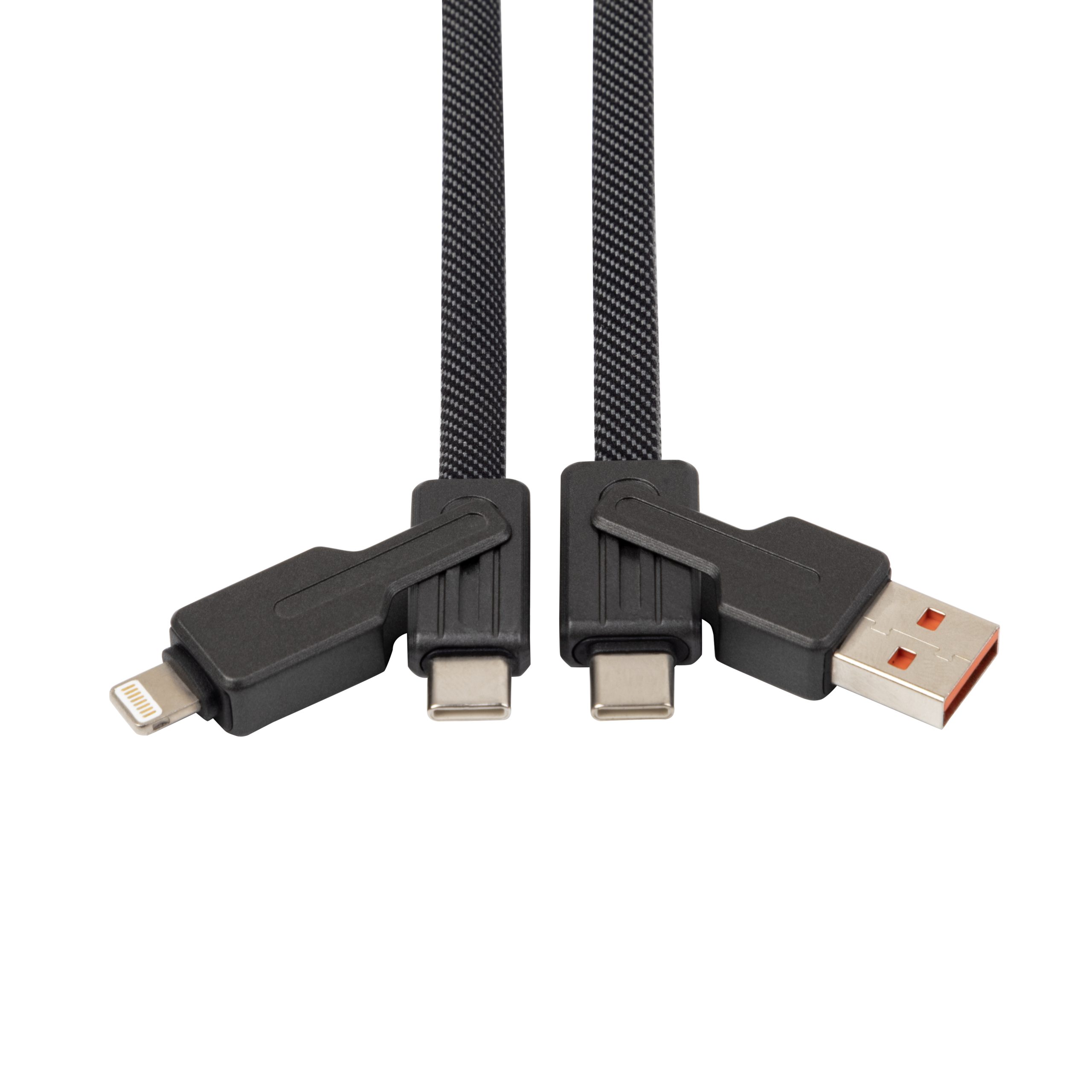 4 in 1 Charging Cable Fast Charging 240W, USB C Cable 4-in-1 USB Multi Charging Cable with E-Mark Chip