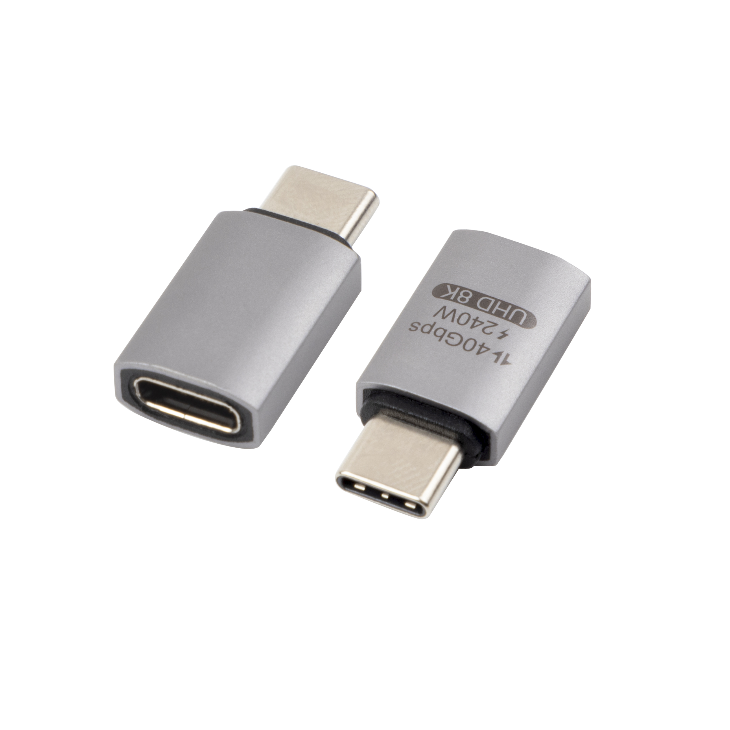 USB C Right Angle Adapter 40Gbps 90 Degree L-Shape Male to Female 8K 60Hz Video Brand New Condition