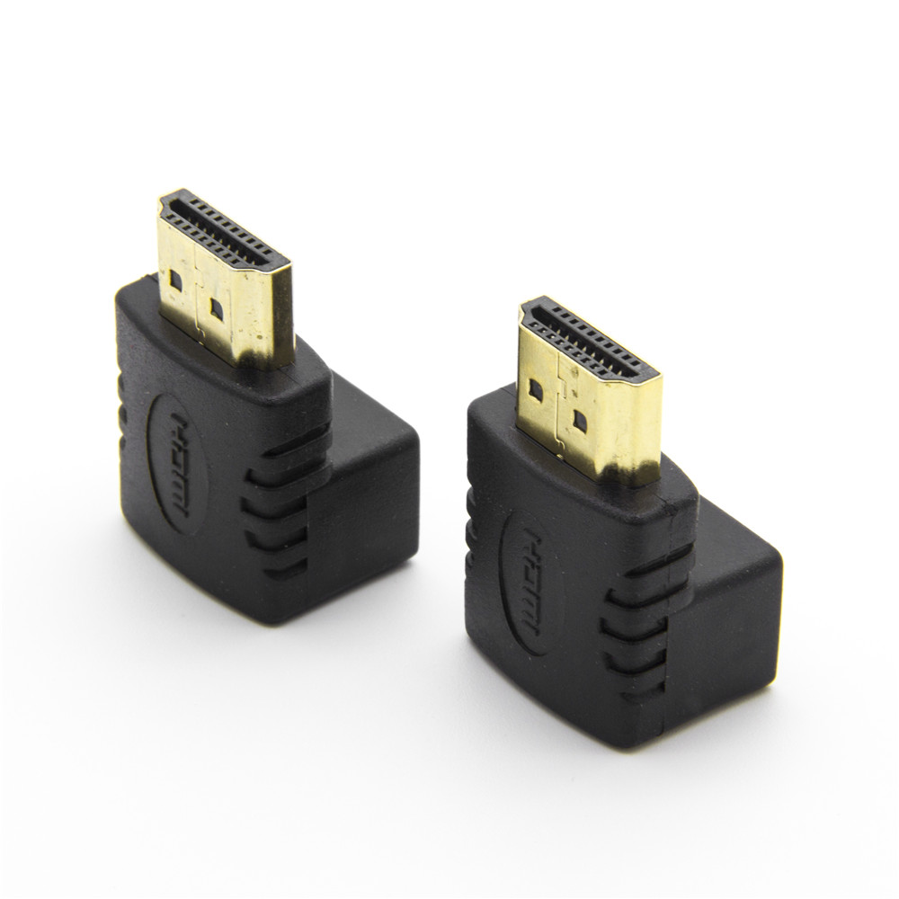 HDMI 270 Degree Right Angle 90 Degree Adapter Gold Plated High Speed HDMI Male to Female 4K*2K Connector Adapter