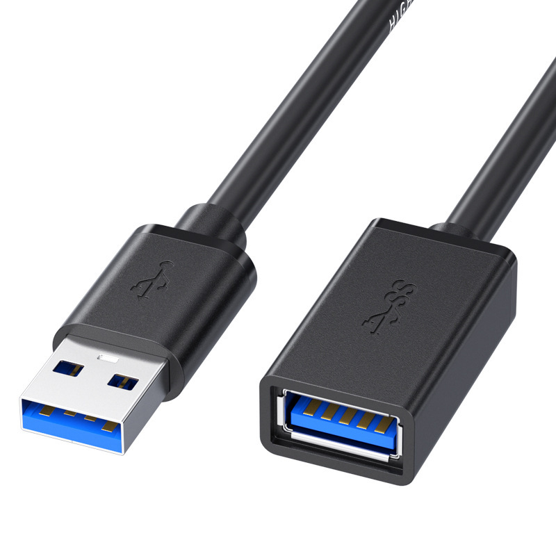 High-Speed 5Gbps USB 3.0 Type-A Male to Female Extension Cable Factory Wholesale Data Cable for Computer Use