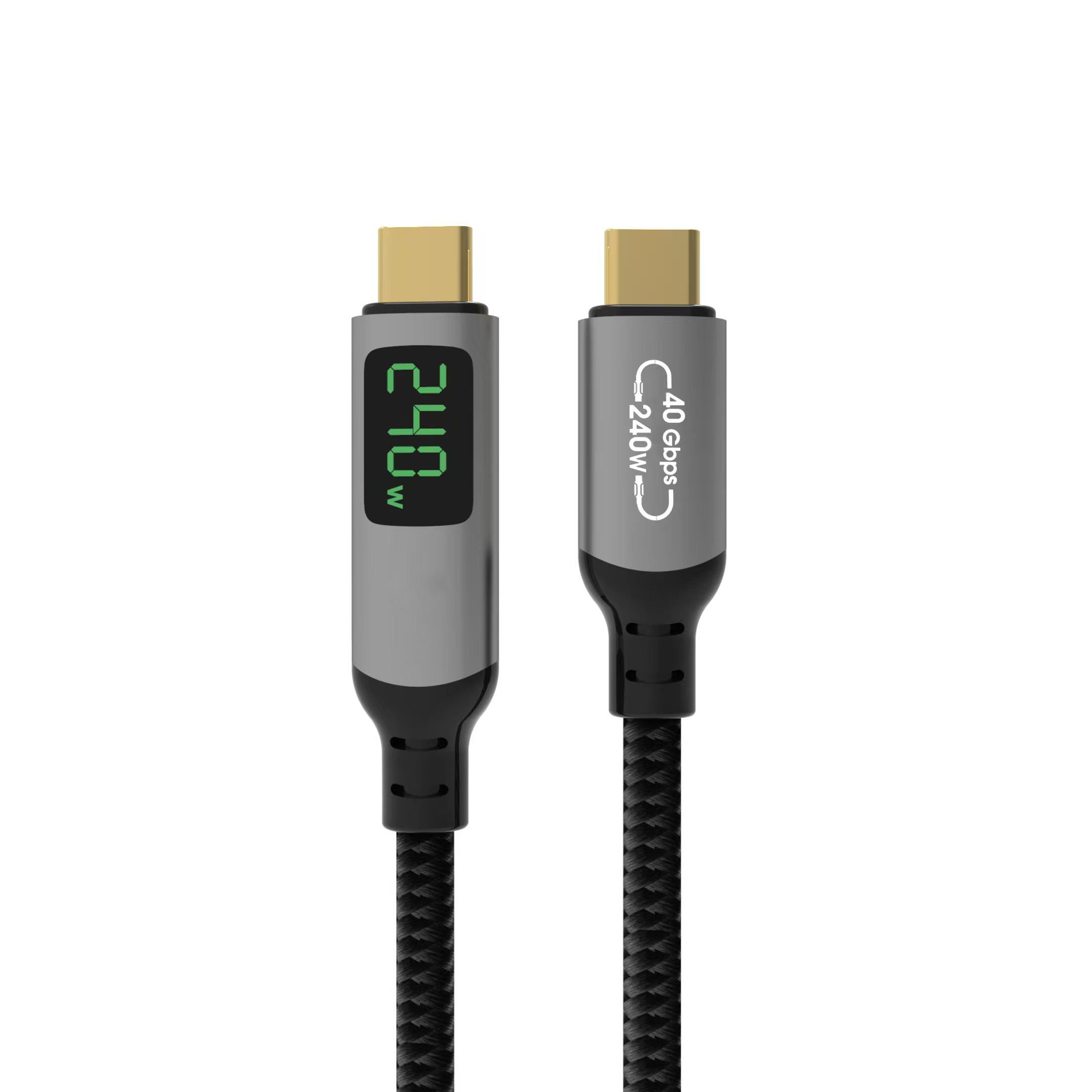  USB4 Cable 240W with LED Display | 8K Video & 40Gbps Data