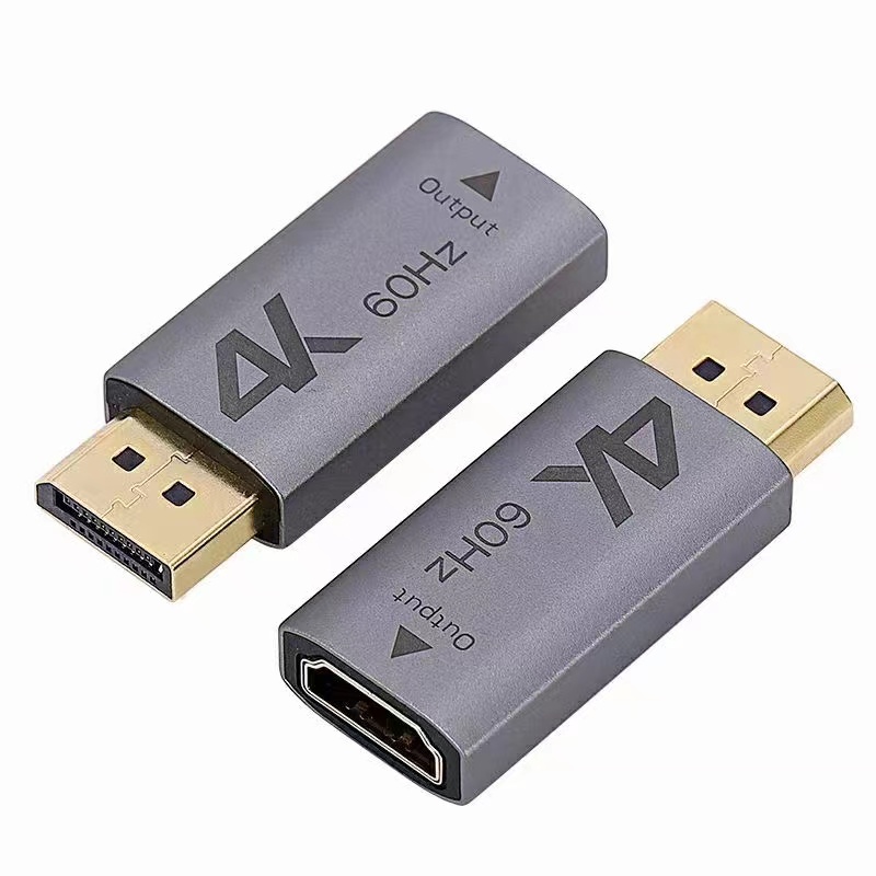 High Performance ZH09 DisplayPort Adapter Supports 4K 60Hz for Crisp Visuals Audio & Video Accessory