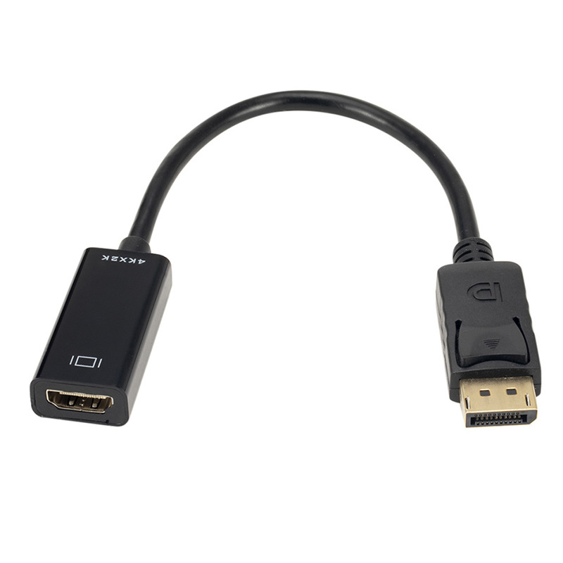 Display Port to 1080P HDMI Converter Adapter Supporting DP to HDMI Male to Female for Audio Speaker Applications