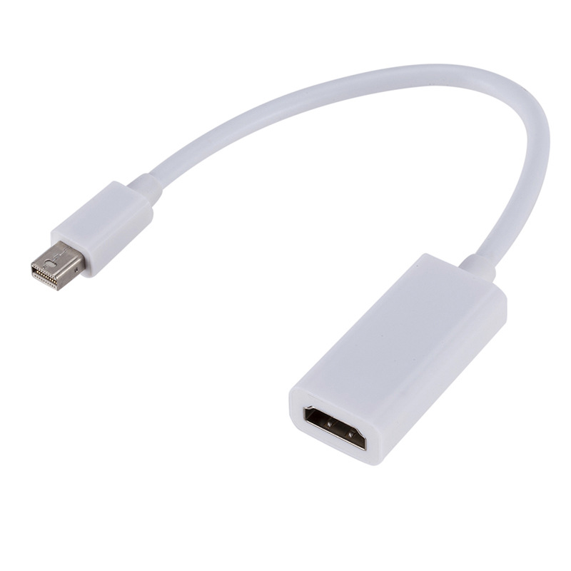 Mini DisplayPort to HDMI Adapter Cable PVC Jacket Supports 4K