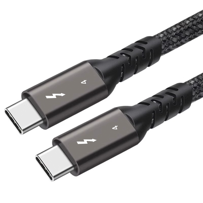 OEM USB-C to USB-C Braided Charging Cable | 0.3M-2M Lengths | 240W Power Delivery | 8K@60Hz Video & 40Gbps Data Transfer | USB4 & Thunderbolt 4 Compatible