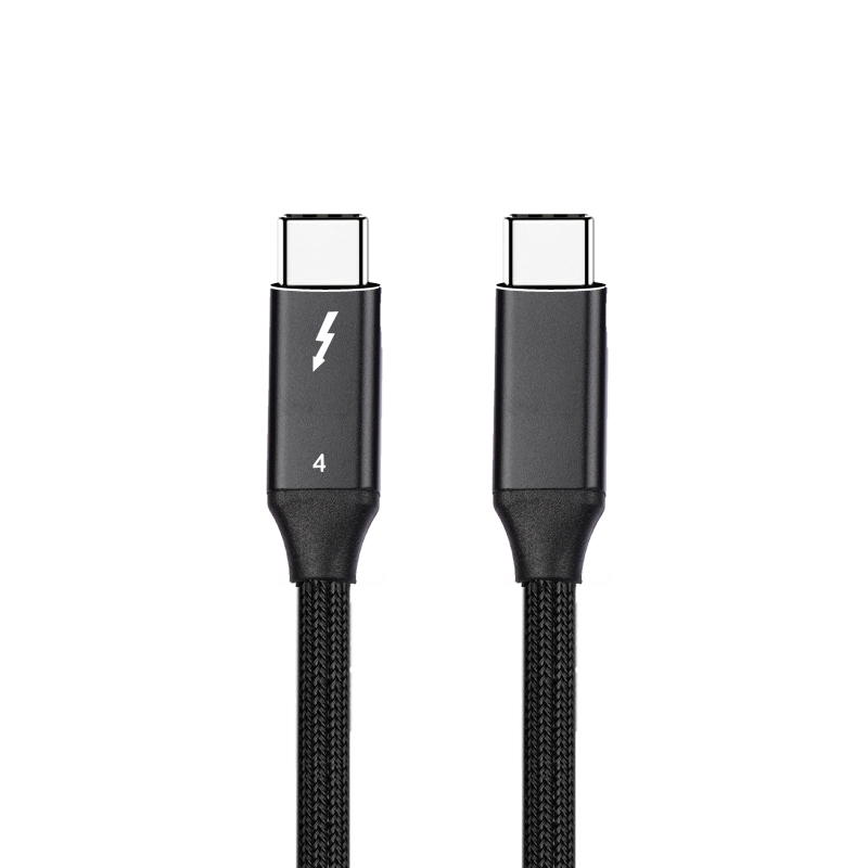 240W Thunderbolt 4 Cable | 40Gbps Data Transfer | Single 8K / Dual 4K Video Support | Universal Compatibility with Hubs & Docking Stations | Black