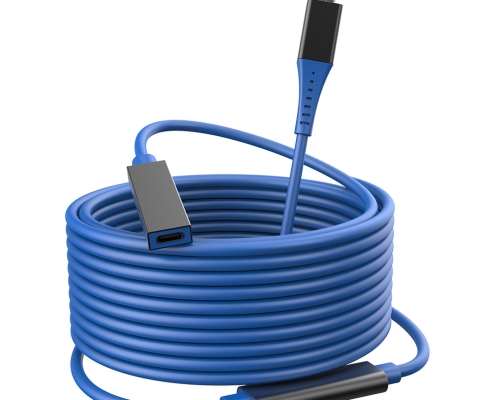 USB-C cable photographed for buyers confirming connector type, length and jacket on an order