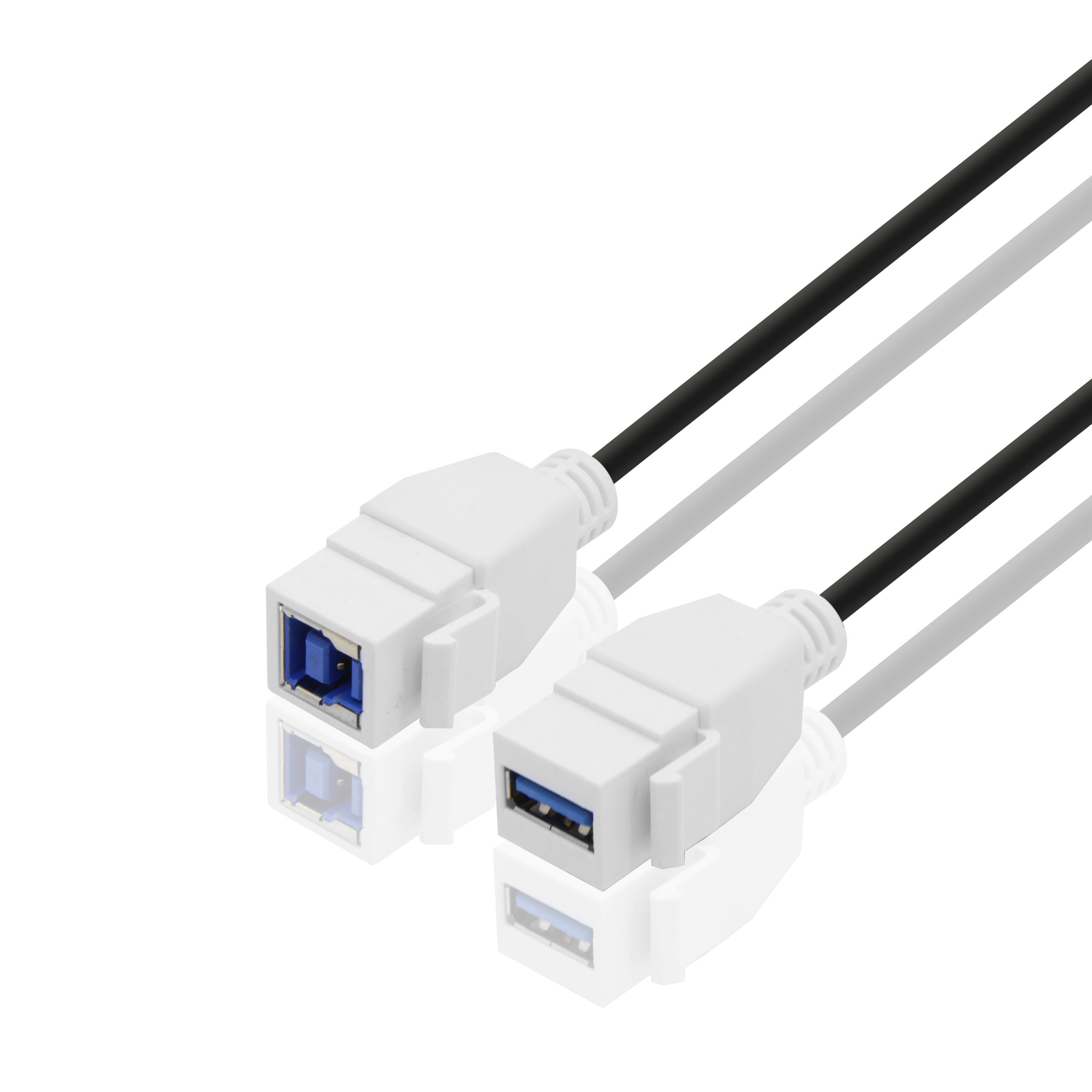 USB 3.0 B to A Adapter, 5Gbps SuperSpeed USB Type B Male to Type A Female Converter Cable