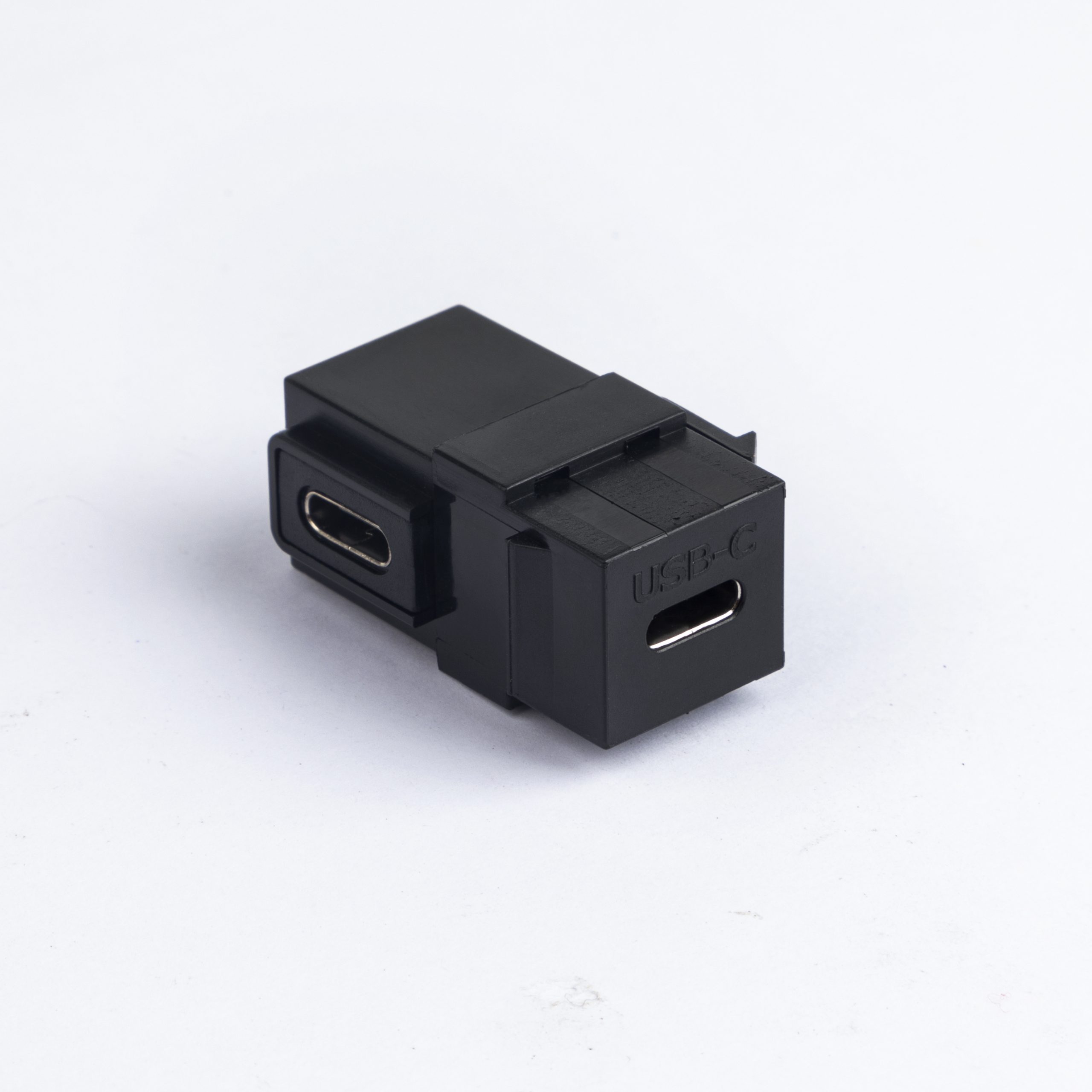 USB 3.1 Gen 2 Keystone Jack, 10Gbps 90 Degree Right Angle Type-C Female Coupler for Wall Plate Pan