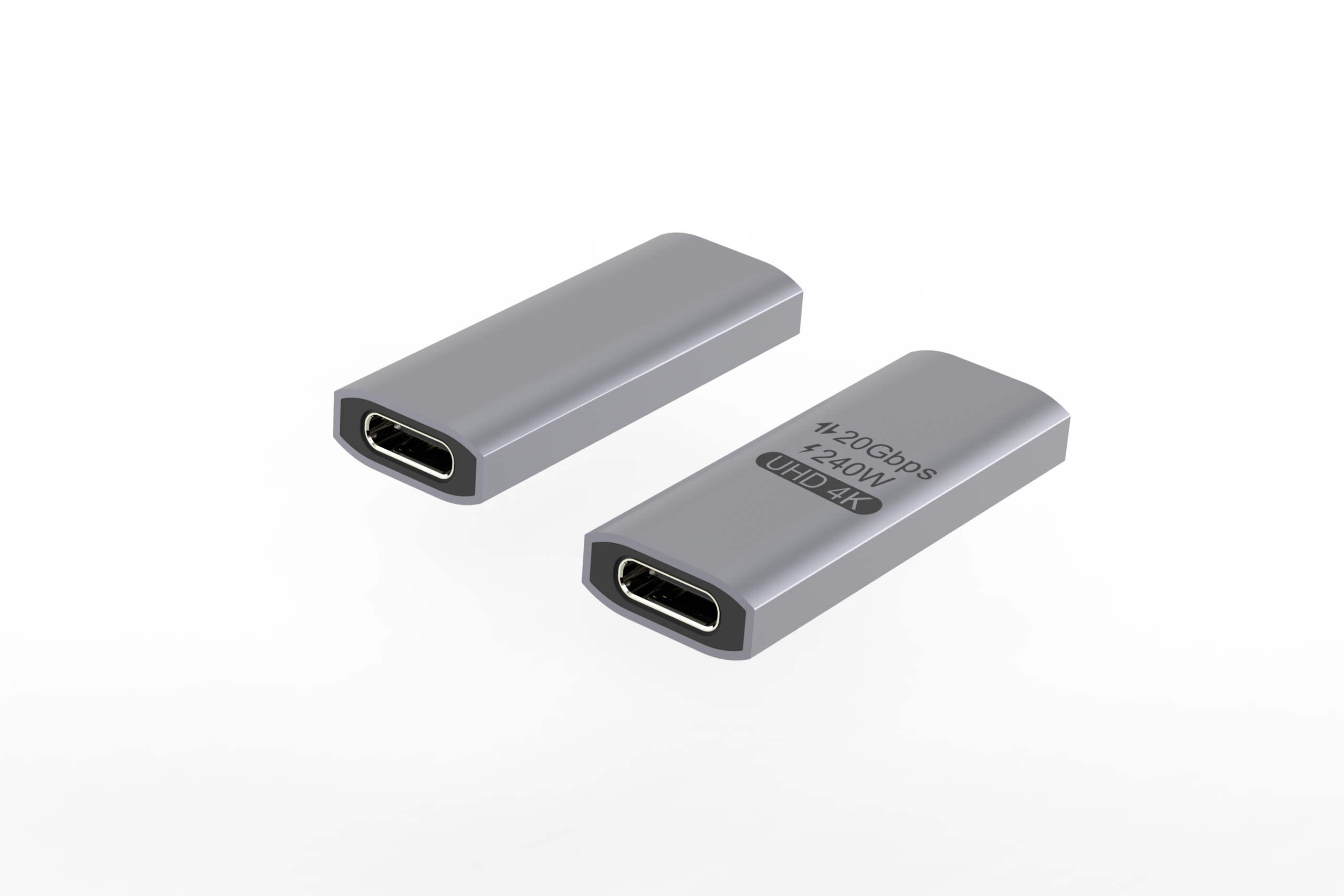Double side 20G USB C extension adapter